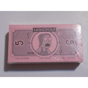 Monopoly Rick and Morty Edition Game Set of Flurbo Money (New) Sealed